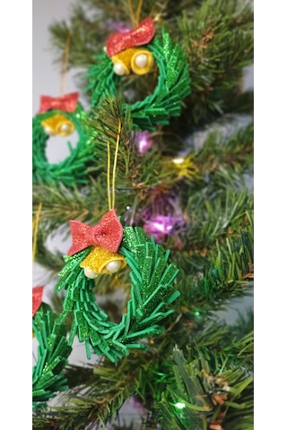 Yılbaşı Süsü Eva 4 Lü 04