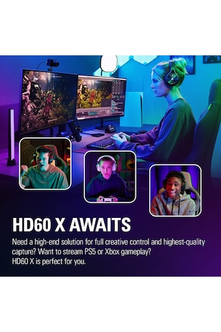 Elgato Hd60 X - 1080p60 Hdr10 Veya 4k30'da Akış Ve Kayıt Yapın