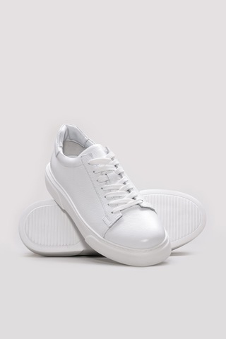 Fast Step Hakiki Deri Erkek Casual Ayakkabı 216mba888 Beyaz
