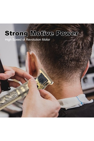 Vkemall "profesyonel Saç Kesme Makinesi - Şarjlı, Su Geçirmez, 4 Farklı Tarak İle"