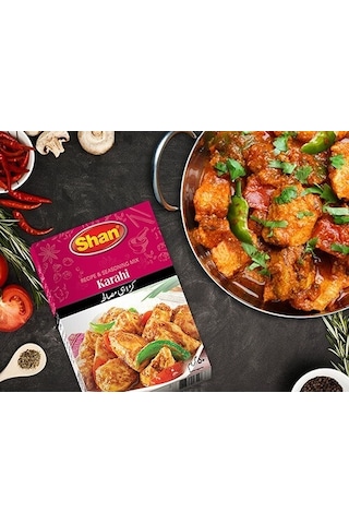 Yelpaze Shan Karahi Masala Tavuk Yemekleri Baharatı 25 G