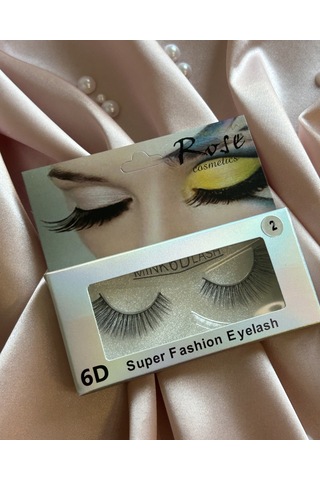 New Rose 6d Super Fashion Yoğun Hacimli Şerit Takma Kirpik No:02