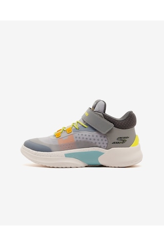 Skechers Skx Court Hype Büyük Erkek Çocuk Gri Basketbol Ayakkabısı 406068l Gyyl Gri
