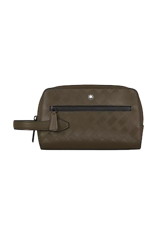 Montblanc Extreme Deri El Çantası 221608 Haki