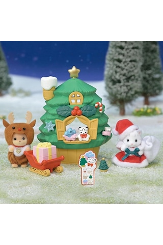 Bebek Noel Baba Nın Yılbaşı Ağacı Evi