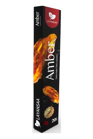 Layansaa Amber Tütsüsü 20 Li Doğal Çubuk Tütsü Layansaa Amber Tütsüsü 20 Li Doğal Çubuk Tütsü