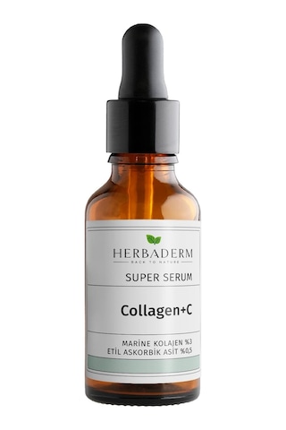 Herbaderm Sıkılaştırıcı ve Aydınlatıcı Kolajen + Vitamin C Super Serum 30 ML