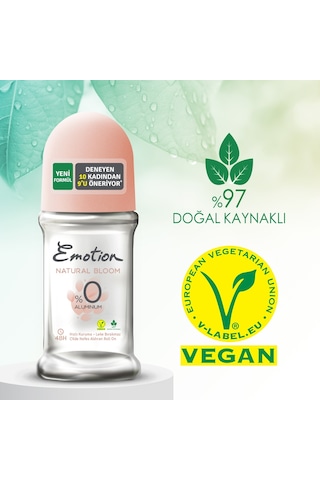 Emotion Natural Bloom Kadın Roll On 3 x 50 ML