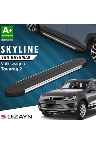 S-dizayn Vw Touareg 2 Skyline Krom Yan Basamak 193 Cm 2010-2018 A+ Kalite