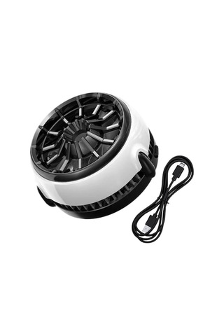 Trendooze Homyl Vakumlu Soğutma Fanı, Kablosuz Şarj, Beyaz, Hızlı Soğutma