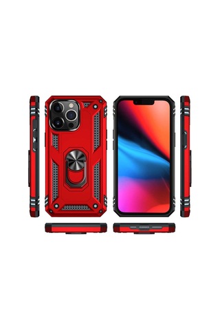Zeyline Apple Uyumlu iPhone 13 Pro Zore Vega Kapak-rose Gold