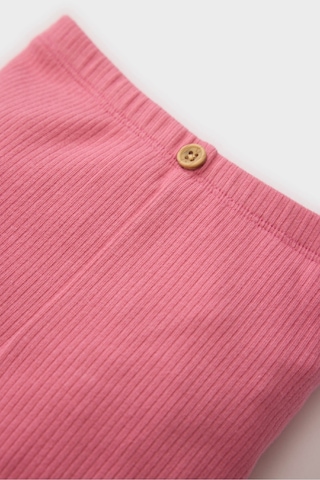 DeFacto Kız Bebek Düz Paça Fitilli Kaşkorse Basic Düz Tayt Z4676A225SPPN280 Pembe