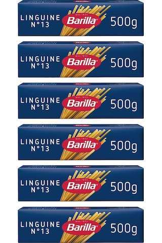 Barilla Linguine Yassı Spagetti 6 x 500 G