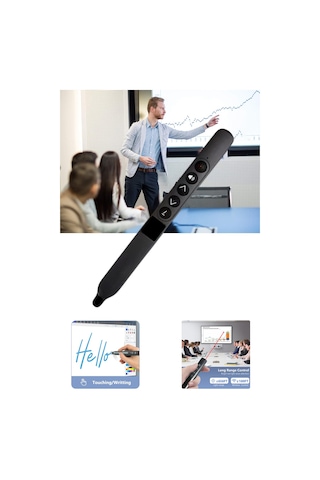 Akıllı Tahta Dokunmatik Yazım Kalemi Slayt Dijital Sunum Kumandası Wireless Presenter Pointer