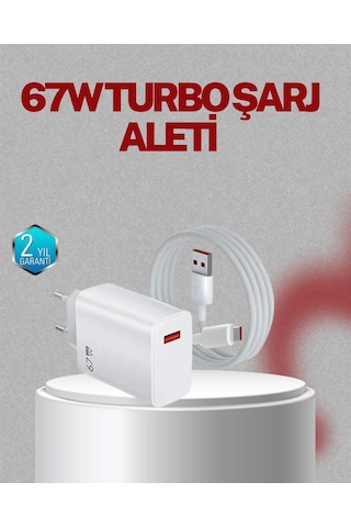 Buğz 67 Watt Type C Şarj Adaptörü Asus Zenfone 7 8 9 Uyumlu