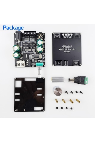 Jms 100 W Bluetooth 5.0 Dijital Güç Amplifikatörü Kurulu Aux Hoparlör 2.0 Ch