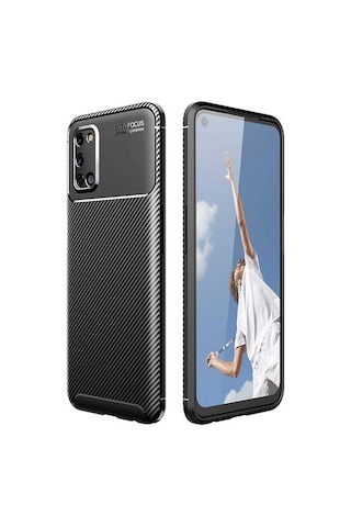 Oppo A52 Kilif Silikon Ince Karbon Lüx 533143495