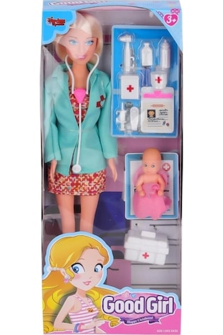 Nessiworld Wg-115225a Aksesuarlı Doktor Bebek 29 Cm -vardem Diğer
