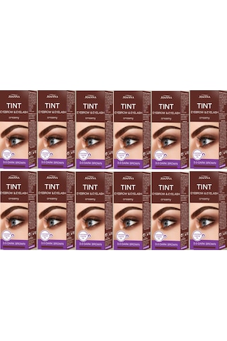 Joanna Kaş ve Kirpik Boyası 3.0 Dark Brown 12'li