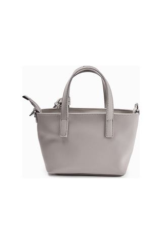 Molene Gri Püskül Detaylı Mini Tote Çanta
