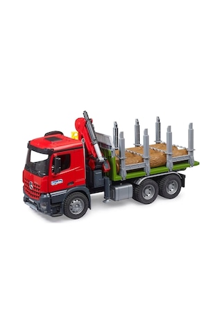 Mercedes-benz Arocs Kütük Taşıyıcı Kamyon 1:16 Vinçli Kereste Taşıma Aracı Çok Renkli
