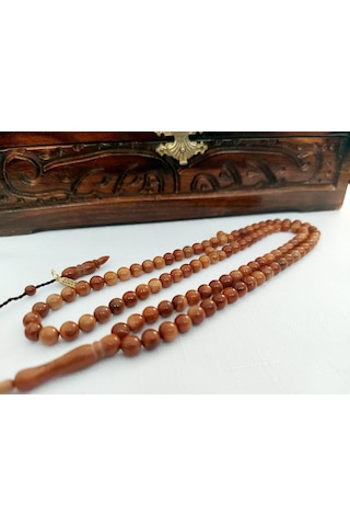 99 Luk Kuka Namaz Tesbih... Ölçü: 6x6 Kahverengi