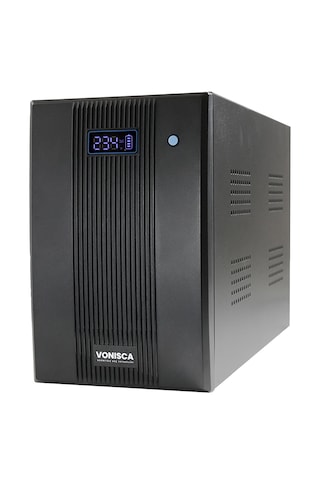 D-1000 1000va Lcd Kesintisiz Güç Kaynağı Line Interactive 2x12v 7ah Ups Bilgisayar Kamera Ofis Pc