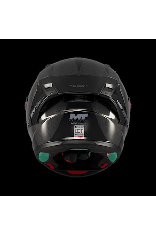 Mt Kask Ff103bplus Kre+ S Pure A1 Parlak Karbon + Siyah Vizör Carbon