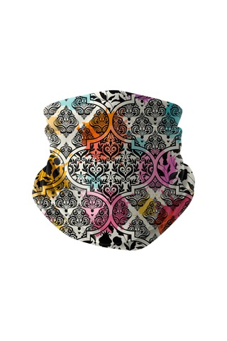 Bobrear Renkli Osmanlı Desenli Çok Amaçlı Buff Bandana Boyunluk Maske -