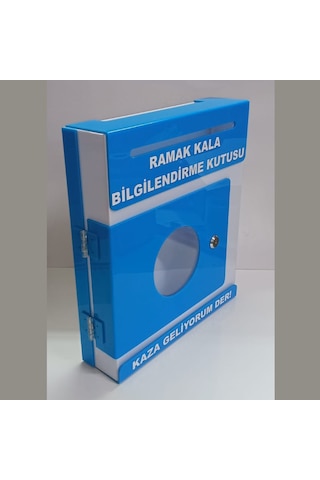 Mavi Pleksi A-4 Ramak Kala Kutusu