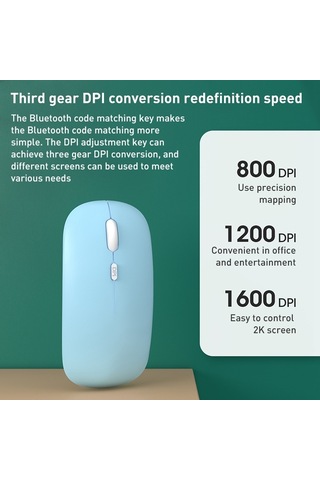 Forev Fvw312 1600dpi 2.4g Kablosuz Sessiz Taşınabilir Fare Beyaz Diğer