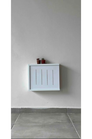 Besa Home Wi-fi Wifi Kutusu Şartel Modem Kutusu Priz Elektrik Kablo Gizleme Montaj Dekoratif Mobilya Beyaz