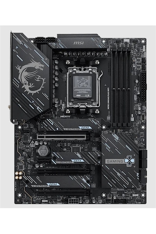 Msı X870e Gamıng Plus Wıfı Ddr5 8200mt/s 1xhdmı 3xm.2 Usb Am5 Atx Amd Am5 9000/8000/7000 Serileri İl