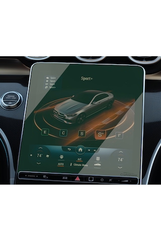 Mercedes C Serisi W206 (2021-2025) Uyumlu 11.9" Multimedya ve 12.3" Gösterge Çift Set 9h Nano Ekran Koruyucu