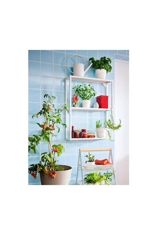 Ikea Förenlıg Plastik Saksı, Beyaz, İç/dış Mekan