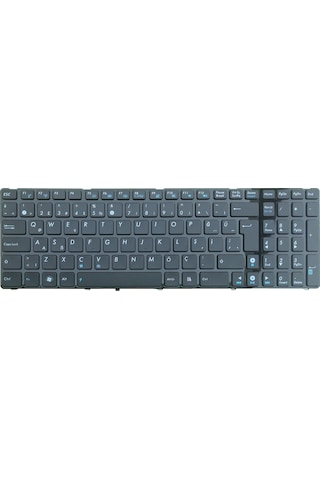 Asus Uyumlu N61VG, N73JF, P53SJ, W90VN Notebook Klavye (Siyah) V.1