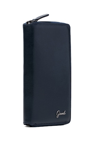 Lacivert Cüzdan & Kartlık Unisex 1780 Grande Deri Cüzdan Kartlık