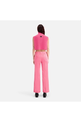 The Kooples Kadın Straıght Fıt Pembe Pantolon