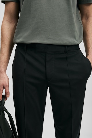Lufian Sam Smart Erkek Chino Pantolon Slim Fit Siyah Siyah 111190370100100