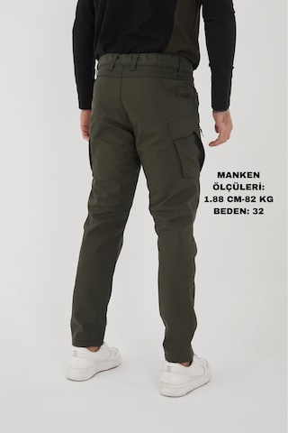 Camp Scoutland Camp594 Outdoor Tactical Softshell Su & Rüzgara Dayanıklı Kışlık Erkek Taktik Pantolon Haki