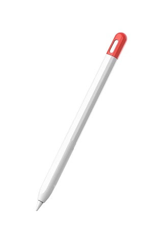 Microsonic Pencil Pro Kılıf Mat Silikon Kırmızı Beyaz