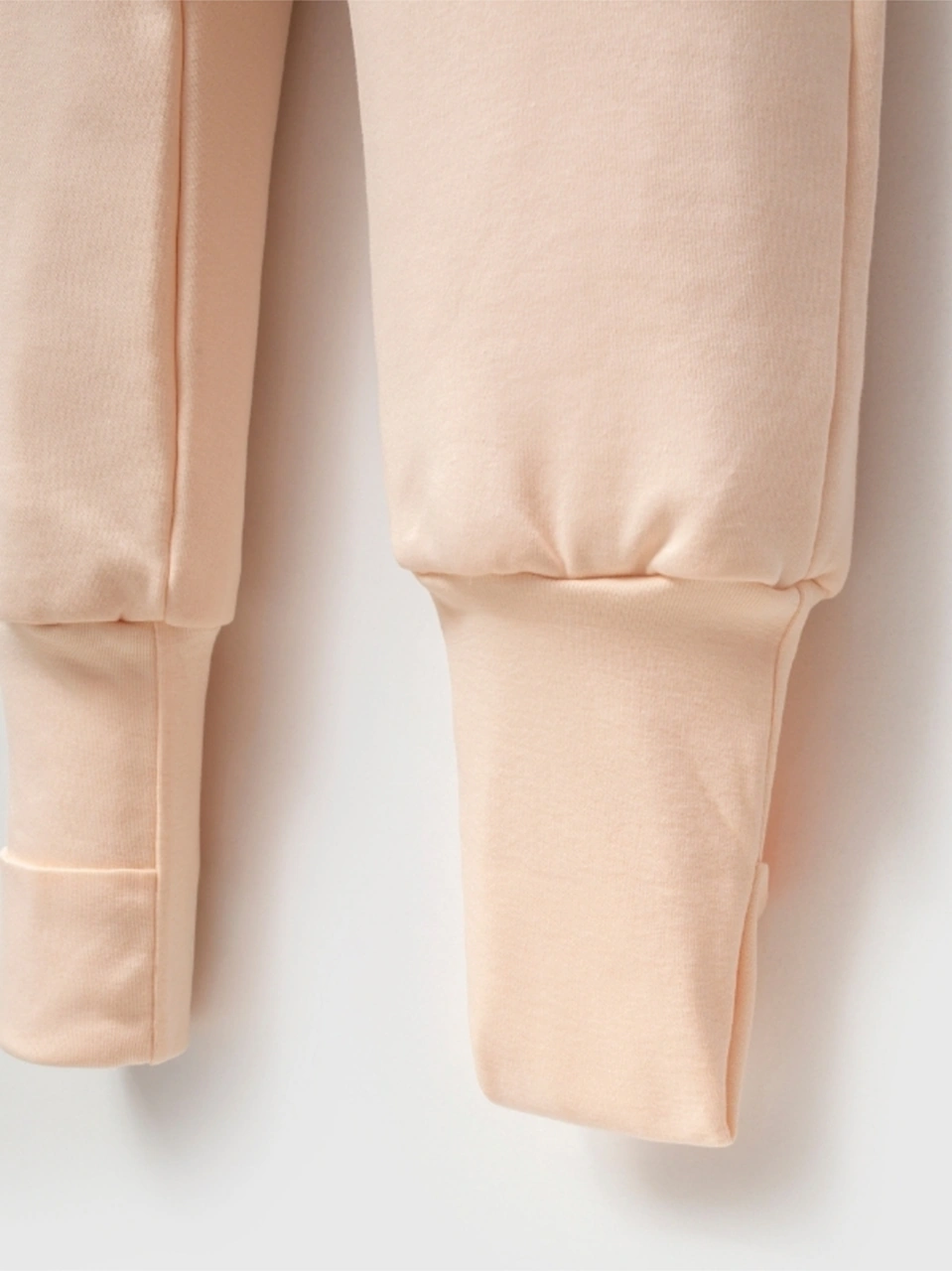 Fermuarlı Bisiklet Yaka Uyku Tulumu Çoraplı Patikli 2,5 Tog Pudra