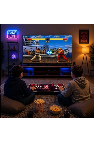 Schitec 4khd 3d Gamebox Arcade Pandora 20.000 Oyunlu Uzaktan Oynanabilir Tv Atari Konsolu