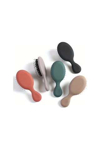 Elmpaly Tüm Saç Tipleri İçin Konforlu Hava Yastıklı Masaj Fırçası - Dayanıklı Abs Plastik, Rastgele Renk