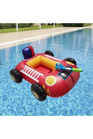 Suntek Çizgi Film Araba Tasarımı Çocuk Havuzu Arka Bahçe Yaz