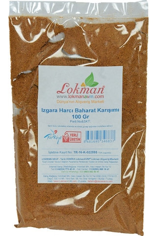 Lokman Avm Izgara Harcı Baharat Karışımı 100 G