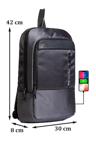 Dada 08 Slim Laptop Tablet Sırt Çantası 15.6 Darbe Emici