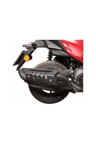 GP Kompozit Yamaha RayZR 2024 Uyumlu Egzoz Koruma Kapağı Siyah