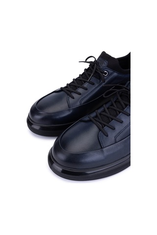 Tamer Tanca Erkek Hakiki Deri Lacivert Sneakers & Spor Ayakkabı 1145 20548 Erk Ayk Y26 Lacı Anl