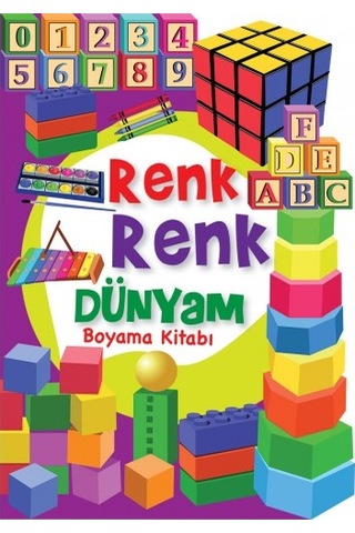 Şekilli Boyama Kitabı Renk Renk Dünyam Okul Öncesi 5 Kitap Seti